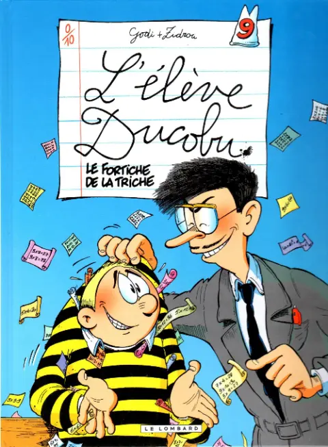 Couverture de l'album L'Élève Ducobu Tome 9 Le fortiche de la triche