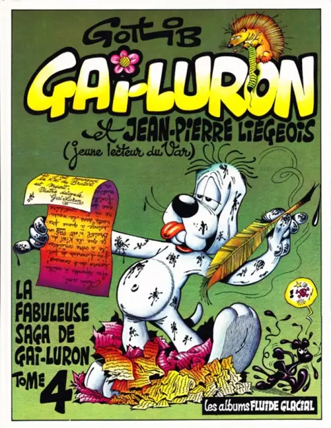 Couverture de l'album Gai-Luron Tome 4 Gai-Luron et Jean-Pierre Liégeois (Jeune lecteur du Var)