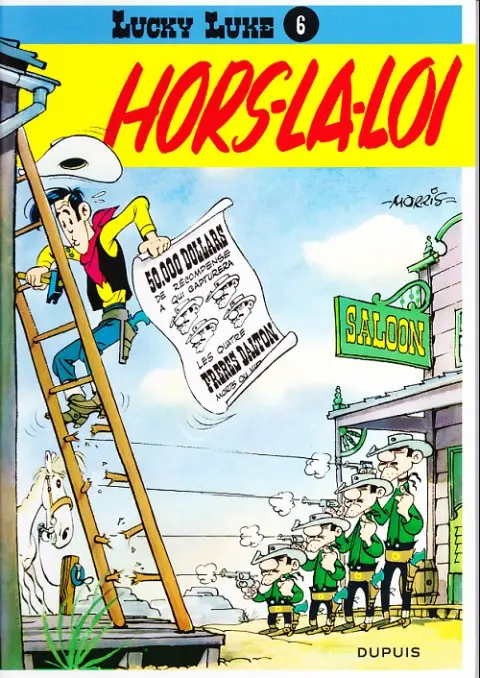 Couverture de l'album Lucky Luke Tome 6 Hors-la-loi