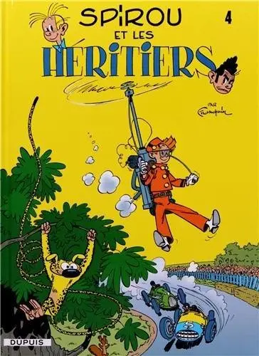 Couverture de l'album Spirou et Fantasio Tome 4 Spirou et les héritiers