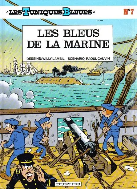 Couverture de l'album Les Tuniques Bleues Tome 7 Les bleus de la marine