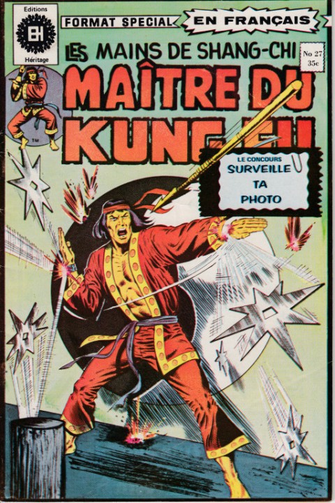 Les Mains de Shang-Chi, maître du Kung-Fu N° 27 Quand on tue dans le secret et par illusion !