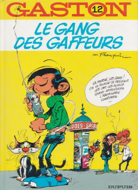 Couverture de l'album Gaston Tome 12 Le Gang des gaffeurs
