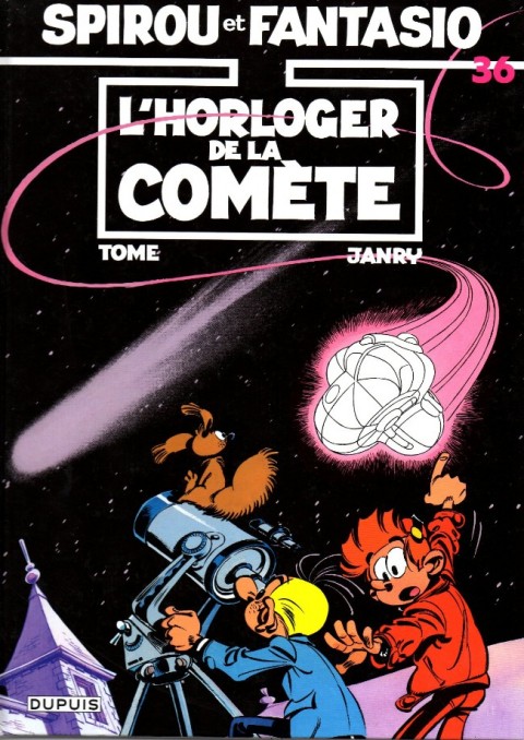 Couverture de l'album Spirou et Fantasio Tome 36 L'horloger de la comète