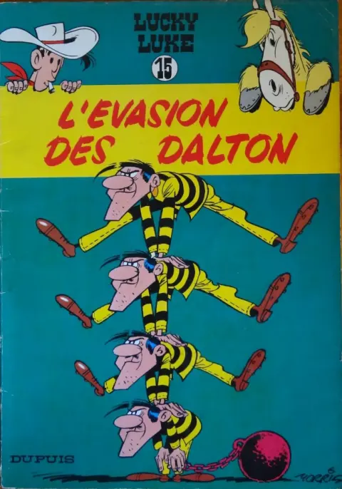 Couverture de l'album Lucky Luke Tome 15 L'évasion des Dalton