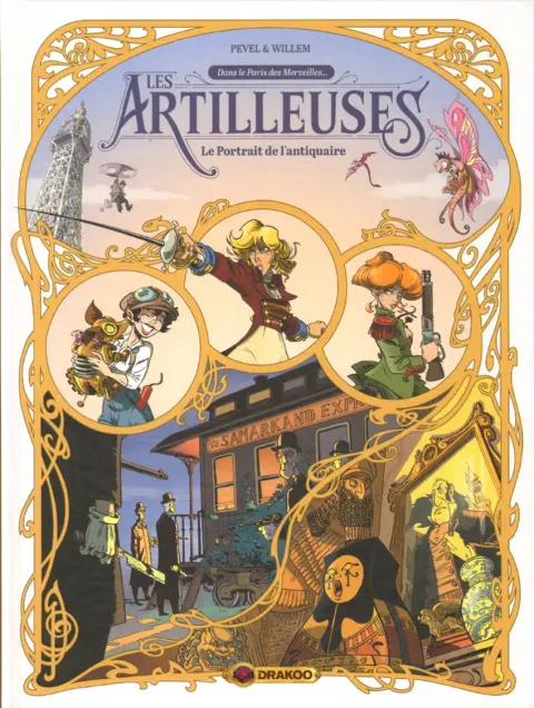 Les artilleuses Tome 2 Le Portrait de l'antiquaire