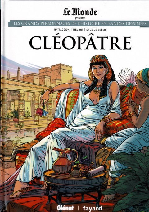 Couverture de l'album Les grands personnages de l'Histoire en bandes dessinées Tome 42 Cléopâtre
