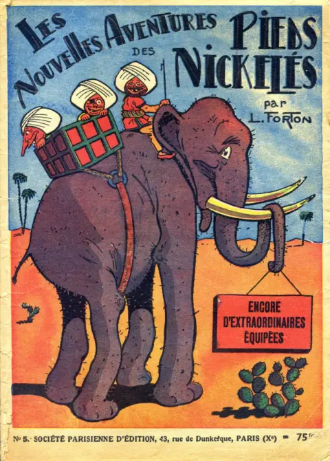 Couverture de l'album Les Pieds Nickelés Tome 5 Encore d'extraordinaires équipées