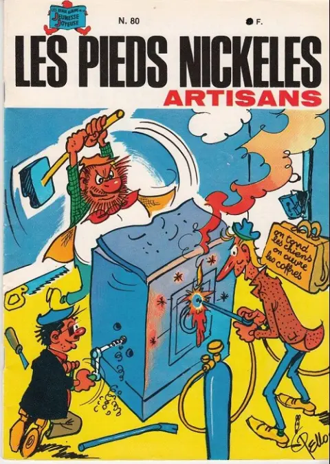 Couverture de l'album Les Pieds Nickelés Tome 80 Les Pieds Nickelés artisans