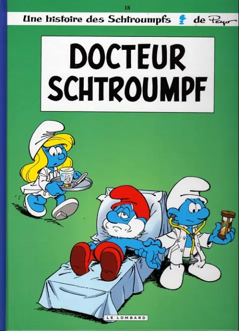 Couverture de l'album Les Schtroumpfs Tome 18 Docteur Schtroumpf
