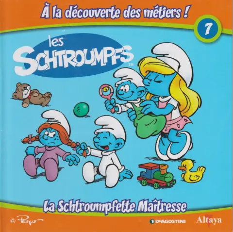 Les schtroumpfs - À la découverte des métiers ! 7 La Schtroumpfette Maîtresse