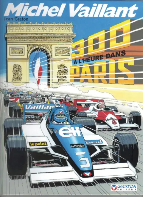 Couverture de l'album Michel Vaillant Tome 42 300 à l'heure dans Paris