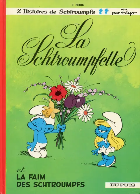Couverture de l'album Les Schtroumpfs Tome 3 La Schtroumpfette
