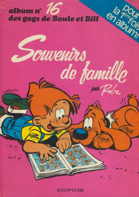 Couverture de l'album Boule & Bill Tome 16 Souvenirs de famille