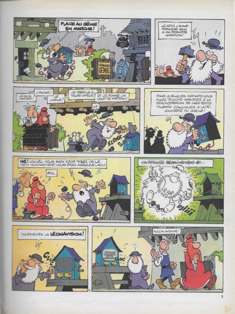 Planche de l'album Léonard Tome 1 Léonard est un génie