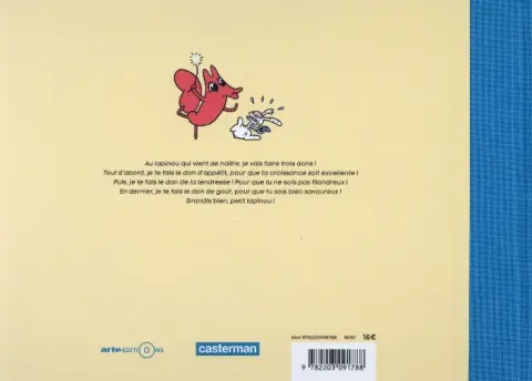 Verso de l'album La Renarde Tome 1