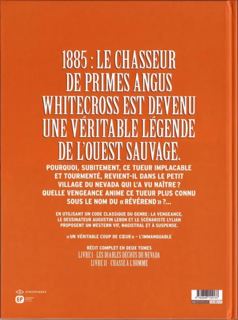 Verso de l'album Le Révérend Tome 1 Les diables déchus du Nevada