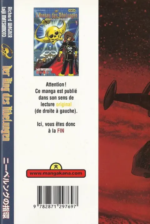 Verso de l'album L'Anneau des Nibelungen 4 La Walkyrie