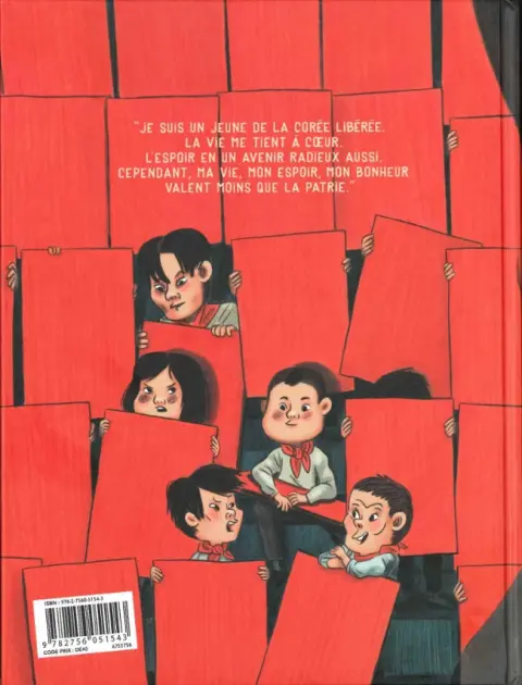 Verso de l'album L'Anniversaire de Kim Jong-Il
