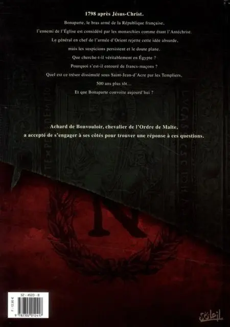 Verso de l'album Antichristus Tome 2 Bonaparte