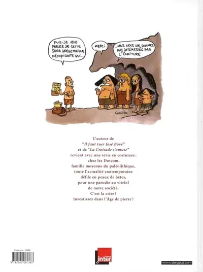 Verso de l'album Silex and the city 1