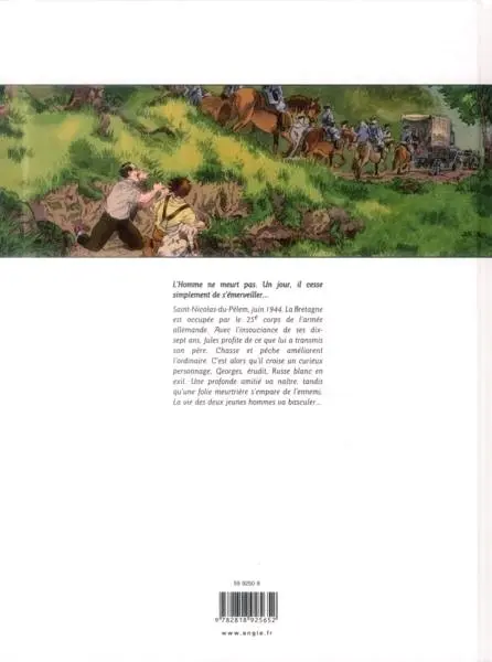 Verso de l'album Les Souliers Rouges Tome 1 Georges