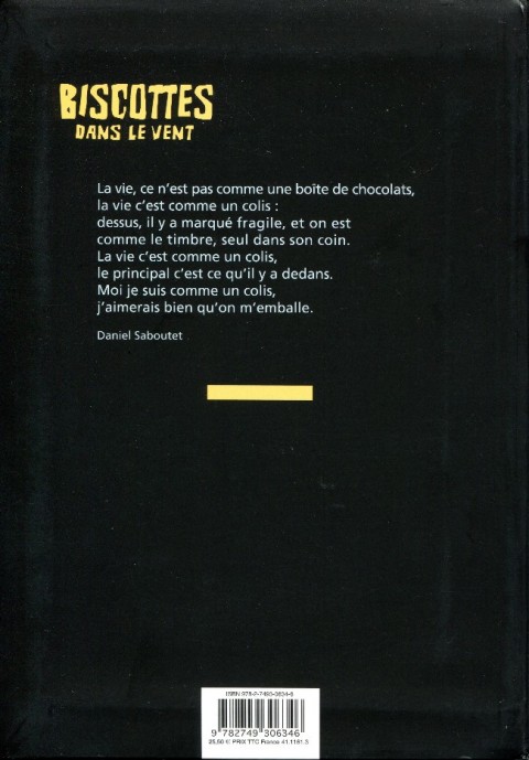 Verso de l'album Tartines de courant d'air / Biscottes dans le vent Biscottes dans le vent