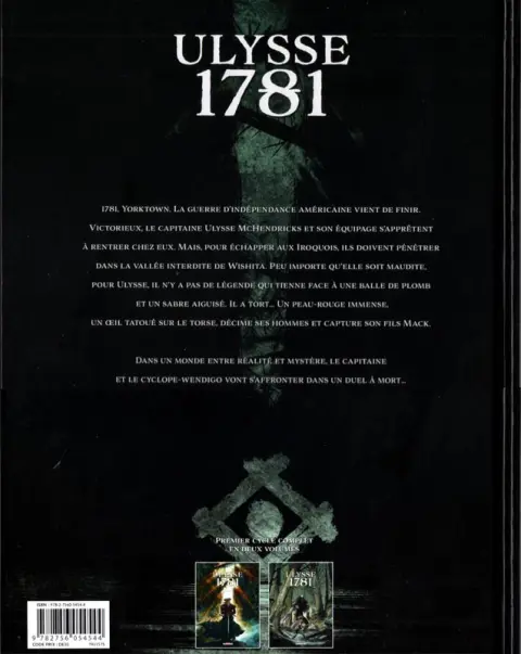 Verso de l'album Ulysse 1781 Tome 2 Le Cyclope (2/2)