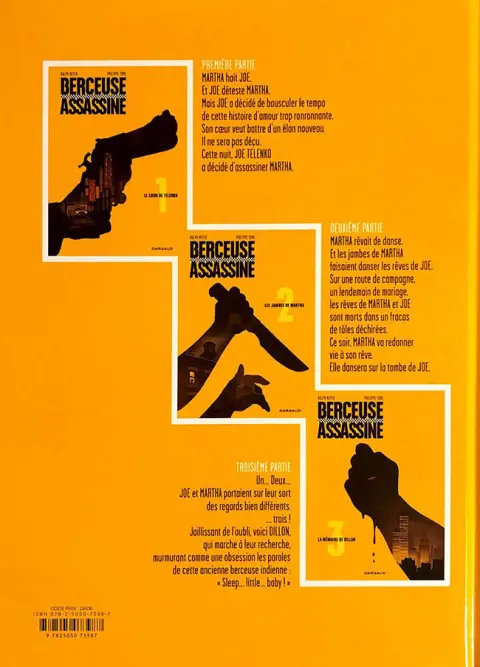 Verso de l'album Berceuse assassine Tome 3 La mémoire de Dillon