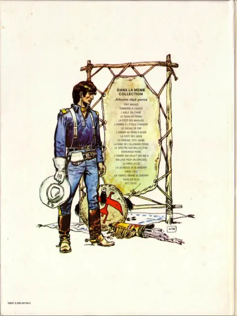 Verso de l'album Blueberry Tome 1 Fort Navajo