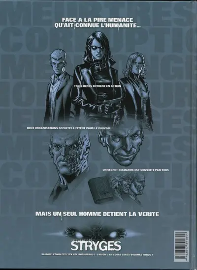 Verso de l'album Le Chant des Stryges Tome 7 Rencontres