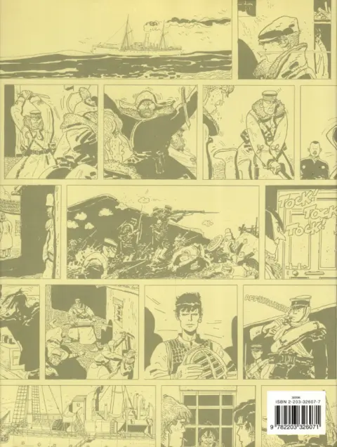 Verso de l'album Corto Maltese Tome 1 La jeunesse