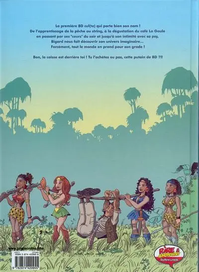 Verso de l'album Les aventures de Bigard Tome 1