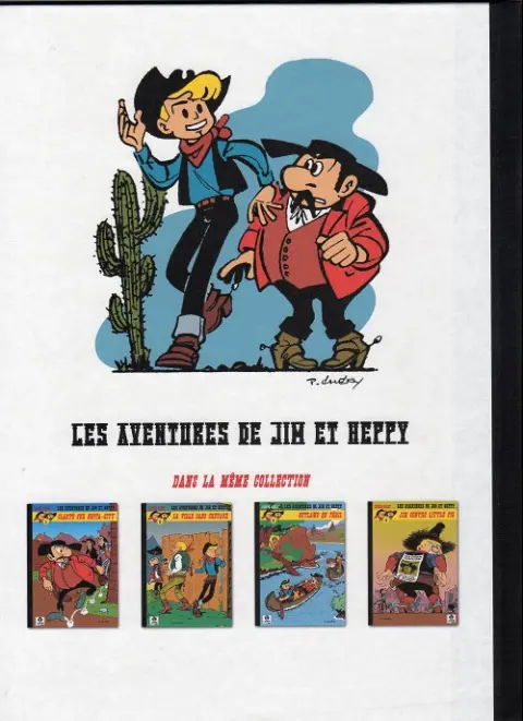 Verso de l'album Les aventures de Jim L'astucieux - Jim Aydumien Tome 3 Outlaws en péril