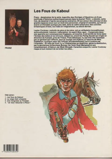 Verso de l'album Lester Cockney Tome 1 Les Fous de Kaboul