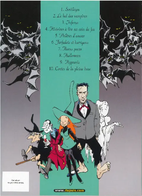 Verso de l'album Mélusine Tome 2 Le bal des vampires
