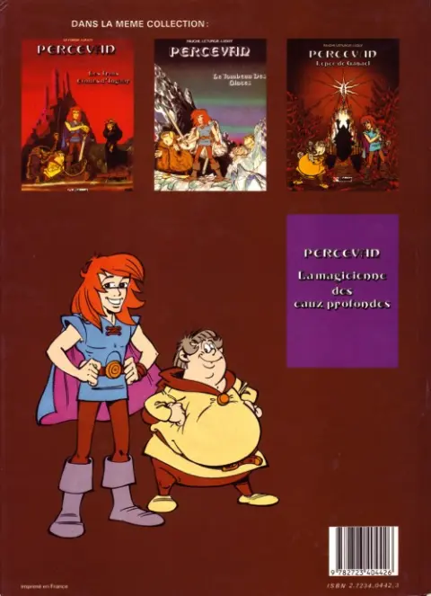 Verso de l'album Percevan Tome 3 L'épée de Ganaël