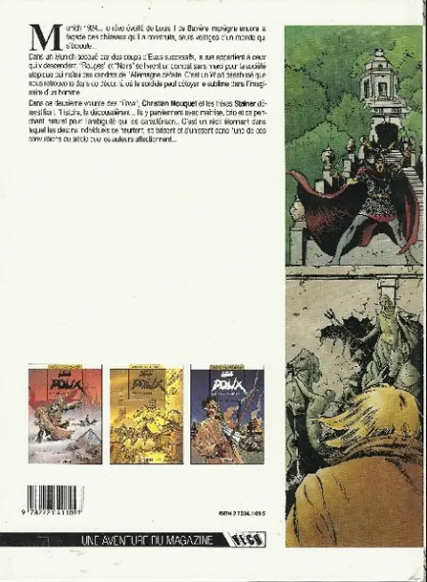 Verso de l'album Les Poux Tome 2 Ni rouge, ni noir