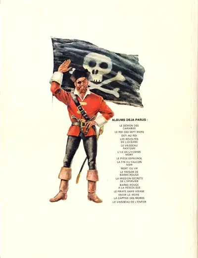 Verso de l'album Barbe-Rouge Tome 17 Le vaisseau de l'enfer