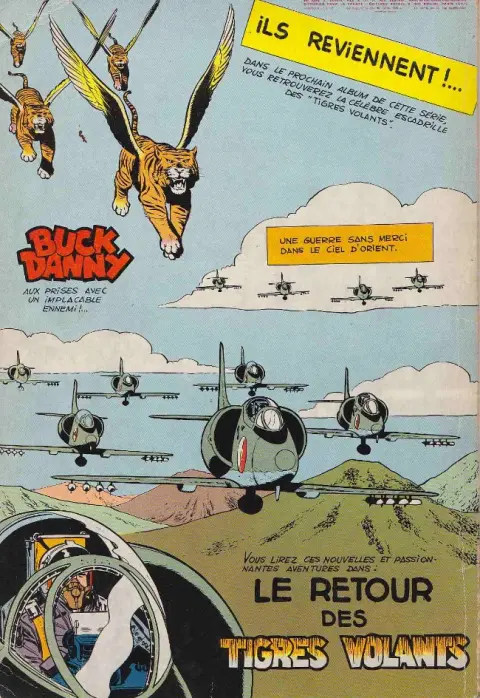 Verso de l'album Buck Danny Tome 25 Escadrille ZZ