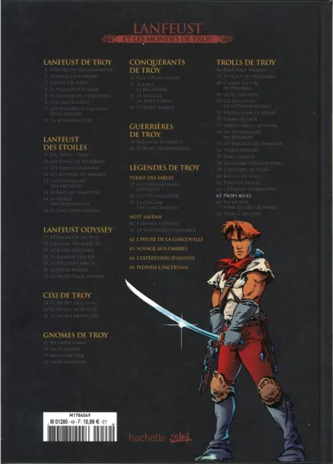 Verso de l'album Lanfeust et les mondes de Troy Tome 63 Trolls de Troy - Pröfy Blues