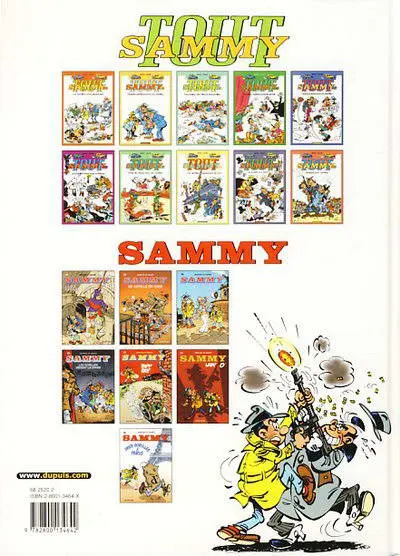 Verso de l'album Sammy Tome 38 Deux Gorilles à Paris