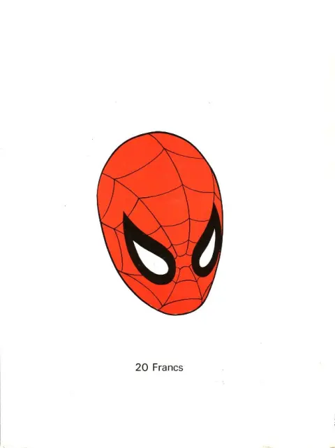 Verso de l'album Une aventure de l'Araignée Album N° 1