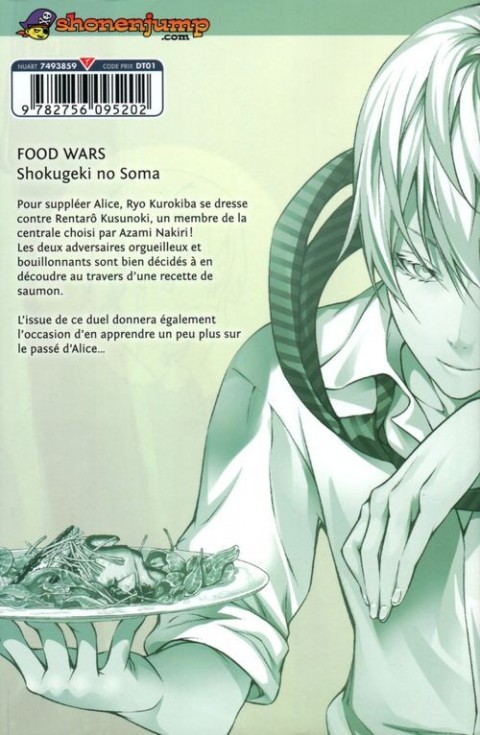 Verso de l'album Food Wars ! 19
