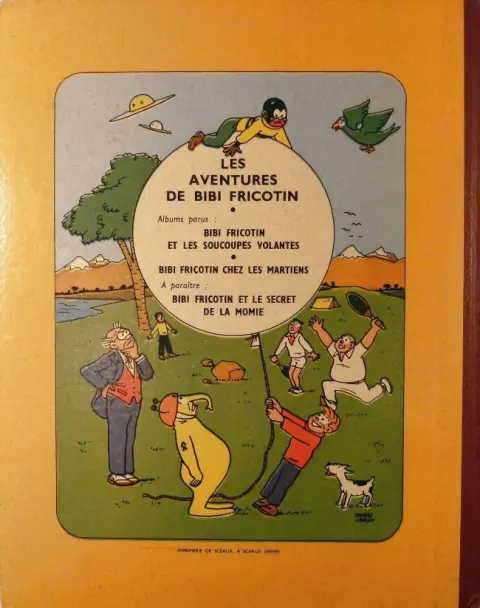 Verso de l'album Bibi Fricotin Tome 3 Bibi Fricotin et le Nautilus