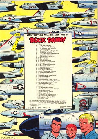 Verso de l'album Buck Danny Tome 35 L'escadrille de la mort