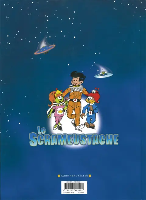Verso de l'album Le Scrameustache Tome 15 Le stagiaire