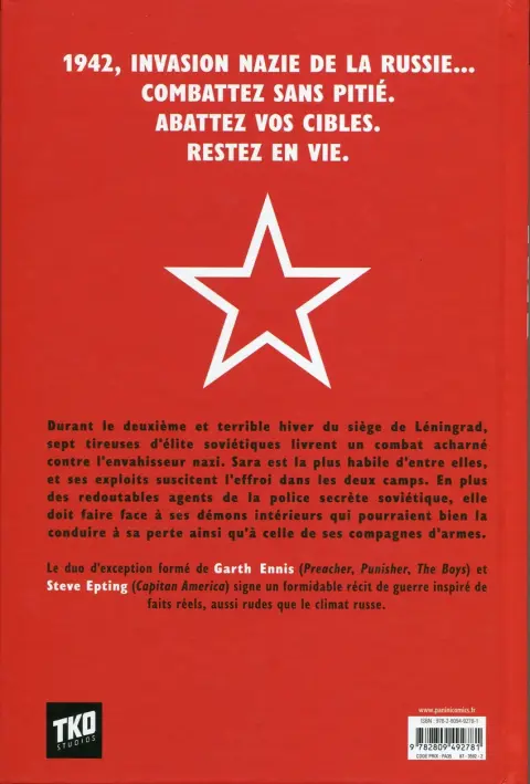 Verso de l'album Sara