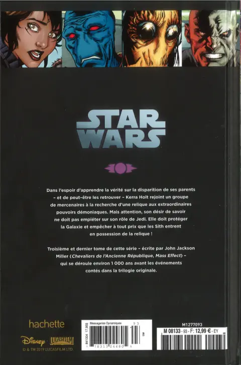 Verso de l'album Star Wars - Légendes - La Collection Tome 93 Chevalier Erant - III. Evasion