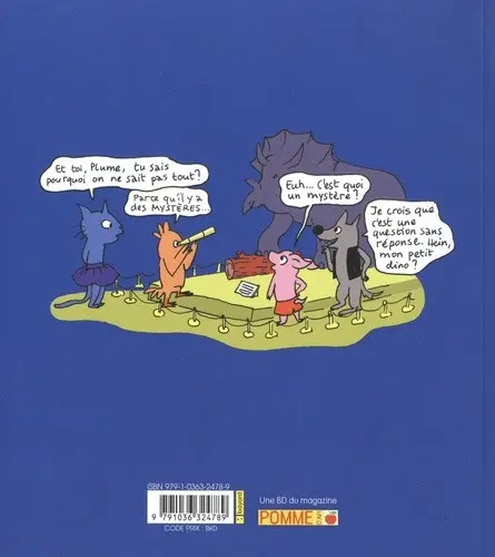 Verso de l'album Les petits philosophes 1 Mystère et boule de gomme